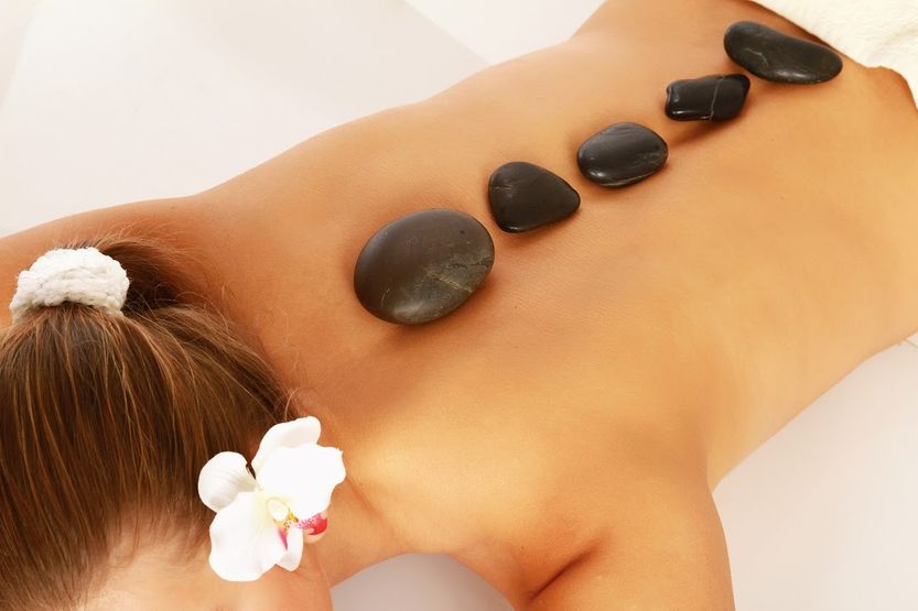 Hot stone massage